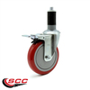 Service Caster Regency Work Table Total Locking Caster Replacement REG-SCC-EXTTL20S514-PPUB-RED-112